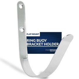 Stainless Steel Marine Boat Rail Mount Life Ring Buoy Bracket Holder–five Oceans (BC 626)