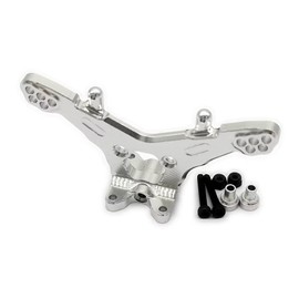Aluminum Rear Shock Tower Damper Mount Silver for Losi Mini-T 2.0 LOS214011