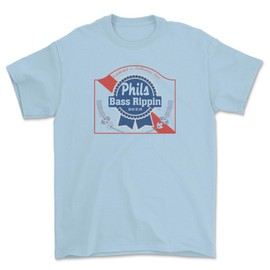 Company Inspired Phil Lesh Bass Rippin' Beer T-Shirt Parody Tour (Light Blue, X-Large)