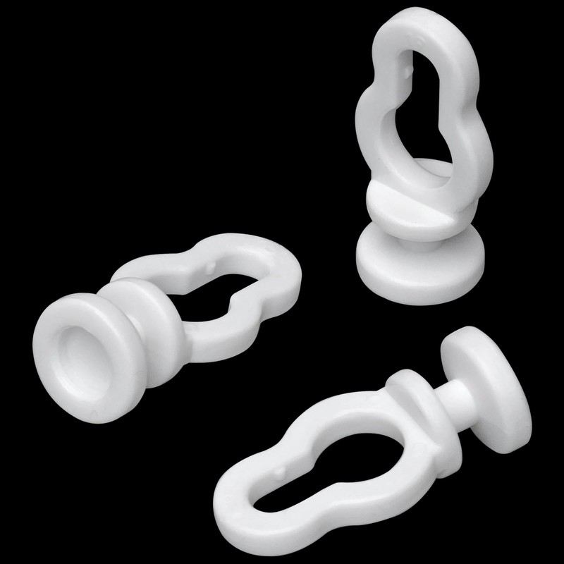 100 Pieces Plastic Curtain Track Rollers – Smooth and Durable