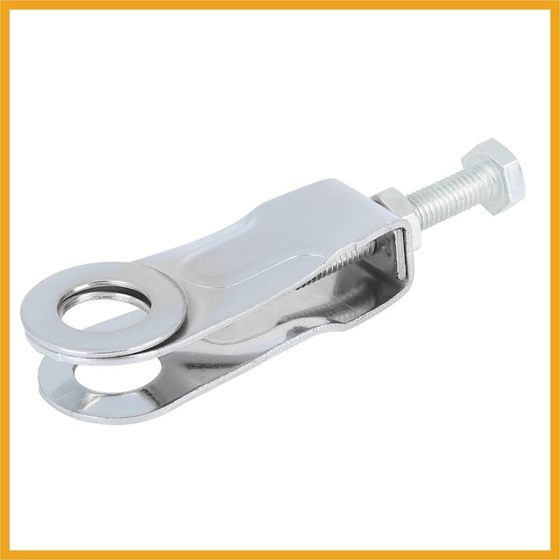 Partuto Pair 16mm ChromeMotorcycle Chain Axle Adjuster Tensioner Replacement