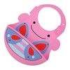 Silicone Cartoon Pattern Baby Bib Infant Waterproof Adjustable Portable Eating