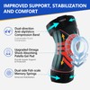 YIMED Non-Slip Knee Brace for Knee Pain Men Women, XXL,