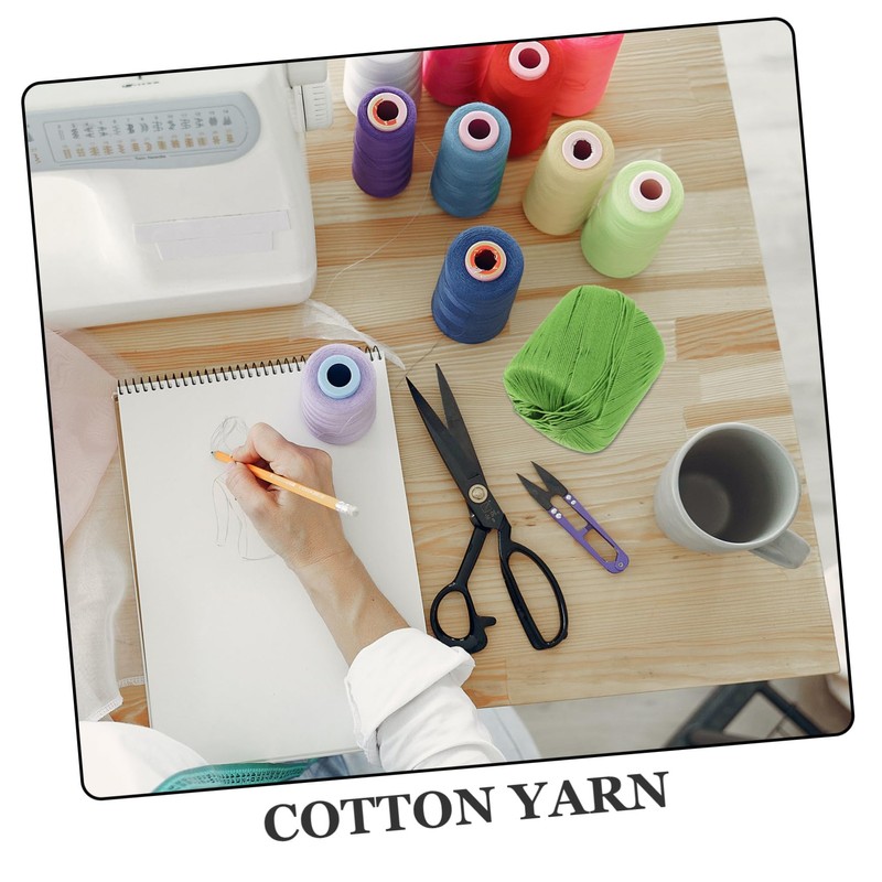 CORHAD 1 Roll Multi Function Cotton Crochet Yarn Durable and