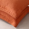WINLIFE 100% Cotton Quilted Pillow Sham Floral Printed Pillow Cover