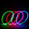 NOVKIN LED Dog Collar, Rechargeable Light Up Dog Collars,IP67 Waterproof