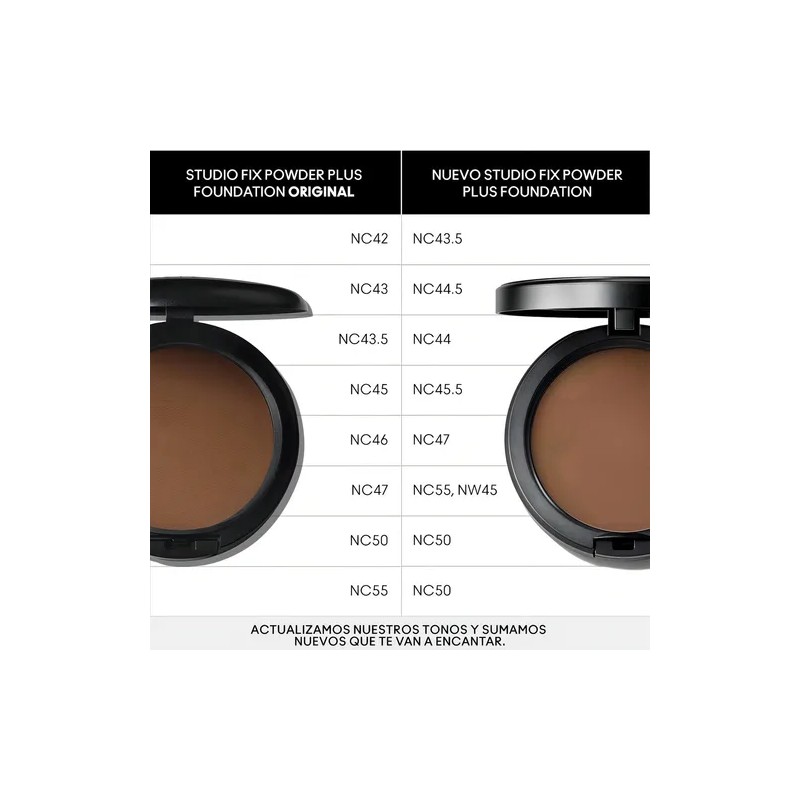 Base Polvo Compacto Mac Studio Fix Powder Plus Tono Nw45