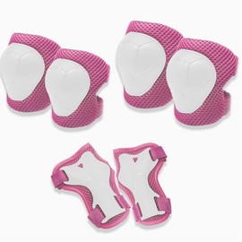 Anluomania Knieschoner Kinder, 6 in 1 Profi knieschützer inliner Kinder, Knieschützer, Ellenbogenschoner und Handgelenkschoner, Schutzausrüstung Set für Skating Radfahren Fahrrad Rollerblading