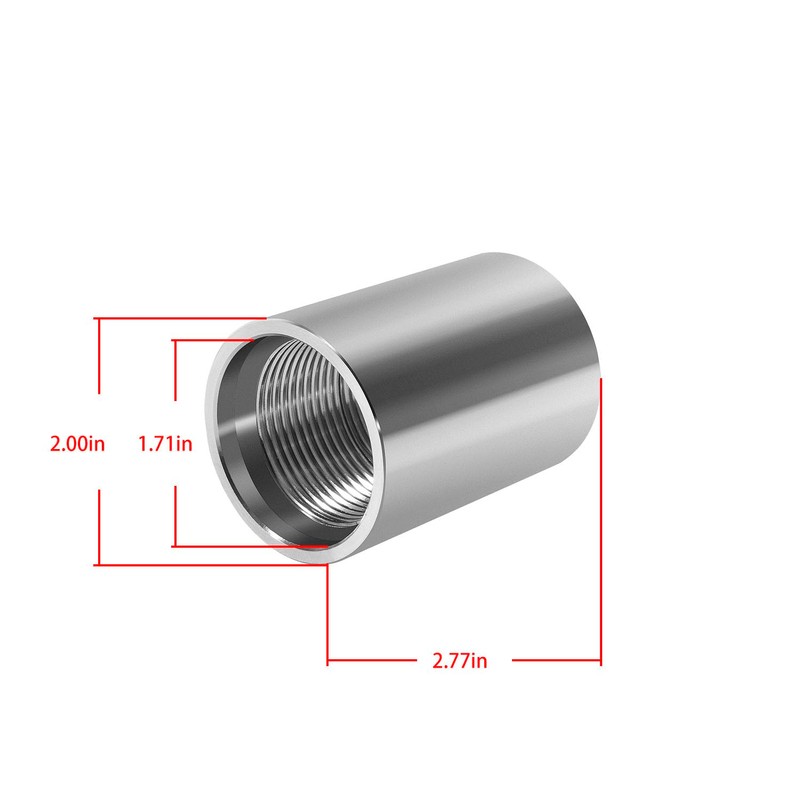 Manicar 1-1/4" Female Well Point Drive Coupling & 1695 Malleable