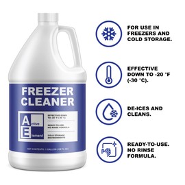 Active Element Freezer Cleaner - 4 Gallon - Deices and Cleans - Ready to Use - Commercial Strength - Cold Storage Environments - Down to -20 °F - Walk in Freezers - Deep Freezers - Refrigerators