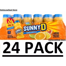 SunnyD Tangy Original Orange Flavored Citrus Punch (6.75 fl. oz. bottle, 24 pk.)