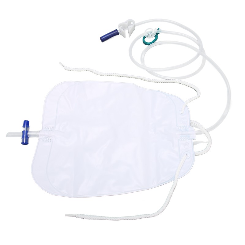 5Pcs Urinary Drainage Bag Thickened PVC Anti Reflux Disposable Urine