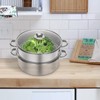 Stainless Steel Steamer, 5 Tier 26cm Steamer Cooking Steam Pot
