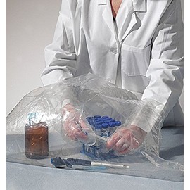 Spilfyter 690321 Hands-In-Bag Polyethylene Atmospheric 2-Hand Large Chamber, 36" Opening, 58" L x 51" W