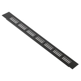 Steinberg14 Aluminum 300x40 mm Vent Grill/Cover - Dark Brown 12x2 inch Air Grate Plinth - Kitchen Worktop Grille - Door Ventilation grille