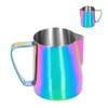 Stainless Steel Milk Frothing Pitcher Pointed Mouth Coffee Frother Cup