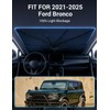 Proadsy Windshield Sun Shade Umbrella for Ford Bronco 2/4 Door