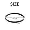 Dofash 2 x 75 mm Snake Free Elastic Hair Bands,