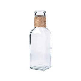 Rustic Glass Bud VASES - Home Decor - 6 Pieces