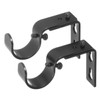 Ivilon Short Projection Brackets for Curtain Rods - for 1