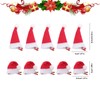 JOKILY Pack of 10 Hair Clips for Christmas, Mini Christmas