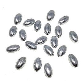 FLADEN Fishing - 20 x Bulk Pack of Pierced Bullet Non-Toxic Drilled In Line Weights Available in 4g 6g 10g 13g 18g 25g and 30g for Ideal for Dead-Bait Pike Float Fishing (10g / 0.35oz)