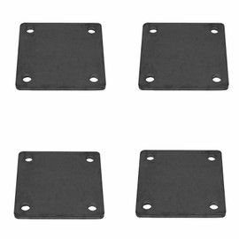 Bobco Metals 8”X8” Weldable Square Steel Metal Baseplate - A36 Steel Plate - High-Quality Steels Plate Base for Structure Support | 4 Pieces