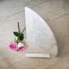 2 pcs Marble Shower Corner Shelf for Bathroom, 9 Inch