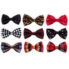 BB Accessories Satin Bow Tie - Plain Red