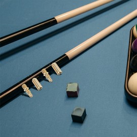 WOONEKY Billiard Cue Extension Screw Kit Pool Cue Joint Screws 4 Sets Heavy Duty Repairing Parts for Cue Stick