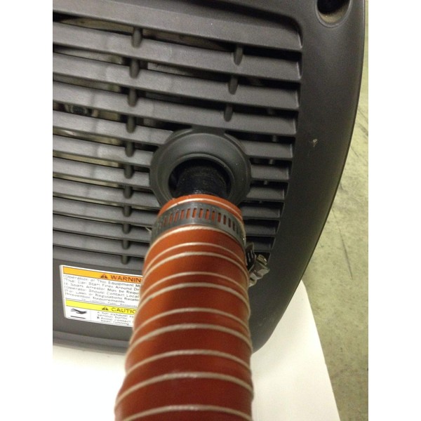 GenExhaust for Honda EU1000i Generator 1-1/2" silicone exhaust extension 4