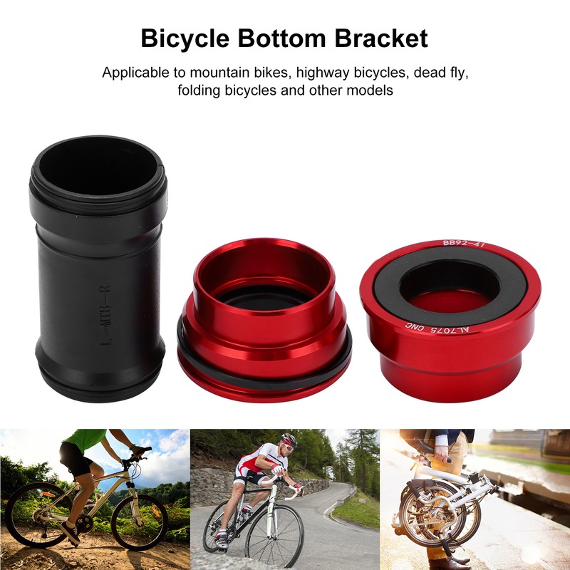 Bike Bottom Bracket Aluminum Alloy Durable Sturdy High Accuracy Center