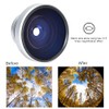 Silver 37mm 0.25X Super Fisheye Lens for Camera Lenses -