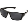Pepper's Downforce Polarized Oval Sunglasses, Rubberized Matte Black, 61 mm