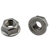 D2D Pack of 10 Flange Nuts with Locking Toothing Size: