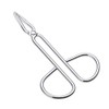 LASSUM 2 PCS Eyebrow Tweezers,Stainless Steel Scissors Shaped Eyebrow Straight