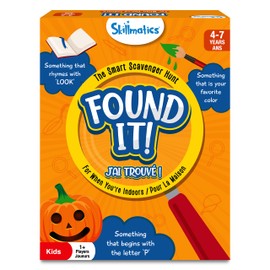 Skillmatics Card Game - Found It Indoor, Stocking Stuffers, Scavenger Hunt for Ages 4, 5, 6, 7, Educational, Gifts for Kids, Boys, Girls and Families