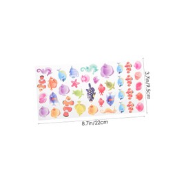 Gadpiparty 5 Sheets Sea Animal Stickers for Adorable Ocean Fish Decals for Learning and Decoration for Walls Windows and Holiday Crafts