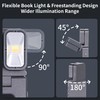 Dott Arts Book Light,Dual-Heads Reading Light for Bedtime with Screen