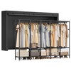 SONGMICS Wardrobe Closet, 83.5 Inch Large Capacity Portable Closet, Clothing