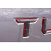 CUSTOM EMBLEM Black Red outline Emblem Fit TOYOTA 2022 2023