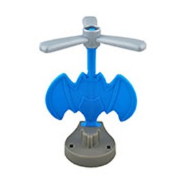 Replacement Part for Fisher-Price Little People DC Superfriends Deluxe Batcave Playset - HHY77 ~ Replacement Batcopter in Blue and Grey