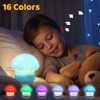 ANGTUO Mushroom Night Light 16 Colors Changing Mushroom Lamp Rechargeable