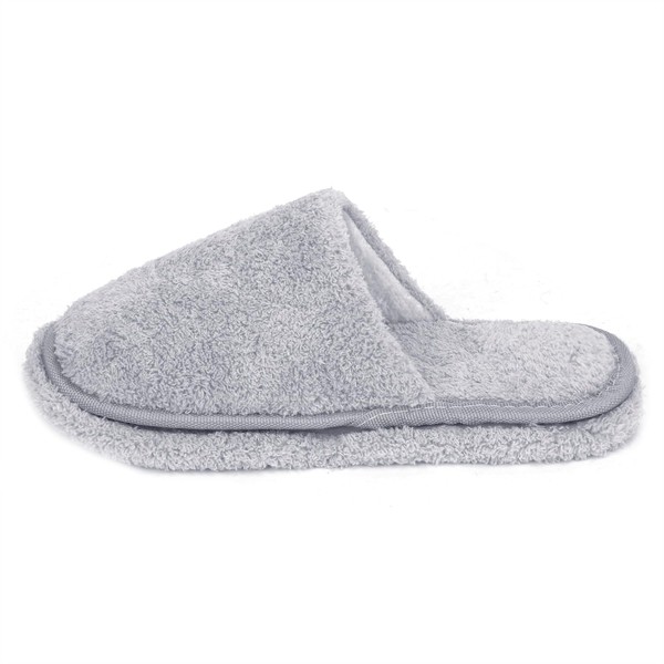 Moonlove Microfiber Cleaning Slippers, Men's, Men's, Mop Slippers, Large Sizes, Warm, No Strain on Your Waist, Floor Mop, Cleaning Mop, Large Cleaning, Washable, 10.2 - 10.6 inches (26 - 27 cm), gray