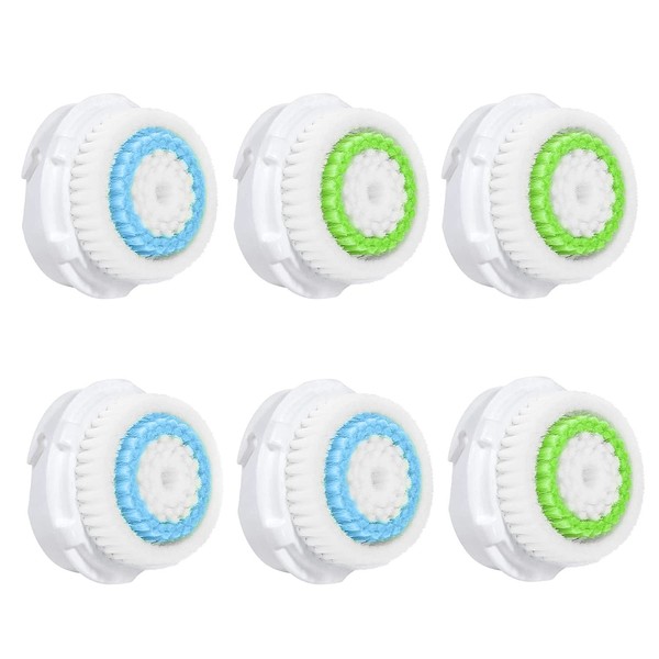 Facial Cleansing Brush Heads,Face Brush Head Replacements Compatible with Clarisonic