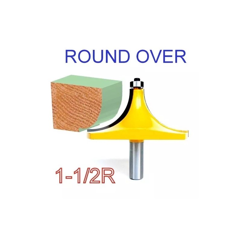 sct-888 1pc 1/2" SH 1-1/2" Radius Round Over Router Bit