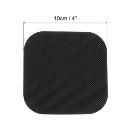 sourcing map 20pcs Non-Slip Bathtub Stickers, Anti Slip Shower Stickers Safety Strips Bath Tub Stickers with Scraper for Bathtub Shower Stairs, Black