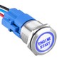ETOPARS Stainless Steel 19 mm Momentary Rocker Switch 12 V