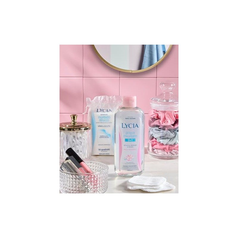Lykien Kanteln Soft Makeup Remover Double Action Face and Eyes