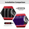 Front Grille Mesh Inserts Grill Decoration Exterior Accessories Compatible with